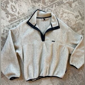 Men’s Woolrich Snap-front sweater classic style - Size XL